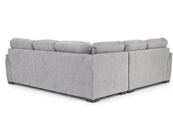 Mor Furniture Sleeper Sofas|Sectionals|Wanda Full Tux Sleeper Sectional W/ Storage In Gray, Right Facing