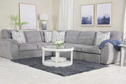 Mor Furniture Sleeper Sofas|Sectionals|Wanda Full Tux Sleeper Sectional W/ Storage In Gray, Right Facing