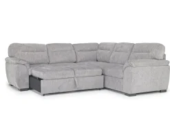 Mor Furniture Sleeper Sofas|Sectionals|Wanda Full Tux Sleeper Sectional W/ Storage In Gray, Right Facing