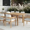 Mor Furniture Seating For 8|Dining Room Sets|Wesley Outdoor Dining Table & 8 Chairs In White/Natural