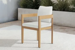 Mor Furniture Outdoor Dining Sets|Wesley Outdoor Dining Table & 4 Chairs In White/Natural