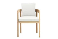 Mor Furniture Outdoor Dining Sets|Wesley Outdoor Dining Table & 6 Chairs In White/Natural