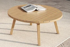 Mor Furniture Outdoor Coffee Tables|Wesley Outdoor Round Coffee Table In Natural