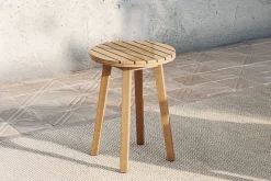 Mor Furniture Outdoor Accent Tables|Wesley Outdoor Round End Table In Natural