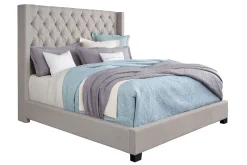 Mor Furniture Beds|Upholstered Beds|Westerly Upholstered Bed In Gray, Queen
