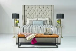 Mor Furniture Beds|Upholstered Beds|Westerly Upholstered Bed In Gray, Queen