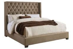 Mor Furniture Beds|Upholstered Beds|Westerly Upholstered Bed In Gray, Queen
