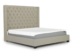 Mor Furniture Beds|Upholstered Beds|Westerly Upholstered Bed In Gray, Queen