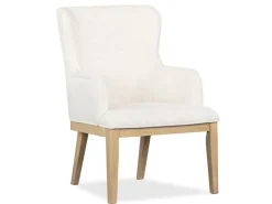 Mor Furniture Dining Room Sets|White Oak Dining Table, 4 Chairs & 2 Arm Chairs In Butternut