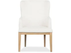 Mor Furniture Dining Room Sets|White Oak Dining Table, 4 Chairs & 2 Arm Chairs In Butternut