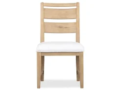 Mor Furniture Dining Room Sets|White Oak Dining Table, 4 Chairs & 2 Arm Chairs In Butternut