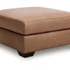 Mor Furniture Ottomans|Whitlock Oversized Ottoman In Caramel