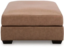 Mor Furniture Ottomans|Whitlock Oversized Ottoman In Caramel