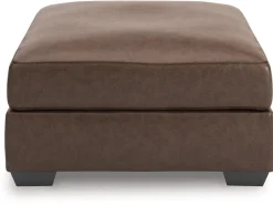 Mor Furniture Ottomans|Whitlock Oversized Ottoman In Caramel