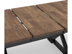 Mor Furniture Dining Tables|Wildenauer Extendable Dining Table In Brown/Black