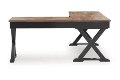 Mor Furniture Desks|Wildenauer Office Desk In Black/Brown