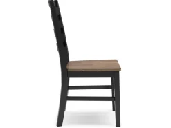 Mor Furniture Dining Chairs|Wildenauer Side Chair In Brown/Black, Set Of 2