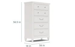 Mor Furniture Dressers & Chests|Willowbrook Chest In Egg Shell White