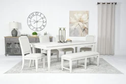 Mor Furniture Dining Tables|Willowbrook Dining Table In Egg Shell White