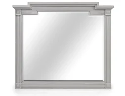 Mor Furniture Bedroom Sets|Willowbrook Panel Bed, Dresser, Mirror & Nightstand In Pebble, Queen