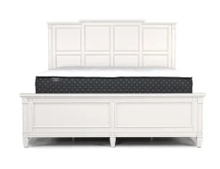 Mor Furniture Beds|Willowbrook Panel Bed In Pebble, Queen