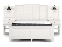 Mor Furniture Beds|Willowbrook Panel Wall Bed In Pebble, Queen