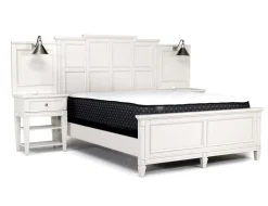 Mor Furniture Beds|Willowbrook Panel Wall Bed In Pebble, Queen