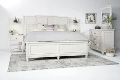 Mor Furniture Beds|Willowbrook Panel Wall Bed In Pebble, Queen