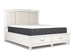 Mor Furniture Beds|Willowbrook Panel Wall Bed In Pebble, Queen
