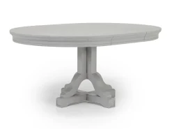 Mor Furniture Seating For 6|Round Dining Sets|Willowbrook Round Dining Table, 4 Chairs & Bench In Pebble