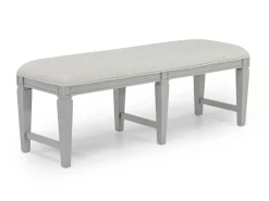 Mor Furniture Seating For 6|Round Dining Sets|Willowbrook Round Dining Table, 4 Chairs & Bench In Pebble