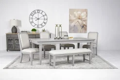 Mor Furniture Dining Chairs|Willowbrook Side Chair In Pebble, Upholstered