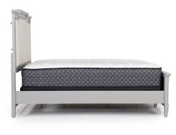 Mor Furniture Upholstered Beds|Beds|Willowbrook Upholstered Panel Bed In Pebble, Queen