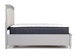 Mor Furniture Upholstered Beds|Beds|Willowbrook Upholstered Panel Bed In Pebble, Queen