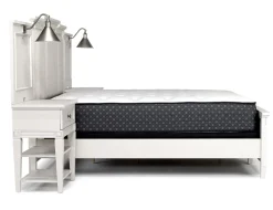 Mor Furniture Upholstered Beds|Beds|Willowbrook Upholstered Wall Bed In Pebble, Queen