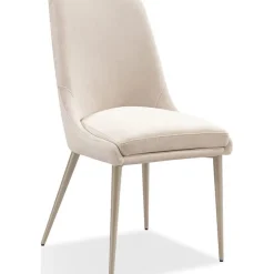 Mor Furniture Seating For 2|Round Dining Sets|Winston Round Dining Table & 2 Stools In White/Cream