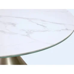 Mor Furniture Round Dining Tables|Dining Tables|Winston Round Dining Table In Black Sintered Stone
