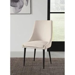 Mor Furniture Dining Chairs|Winston Side Chair In Cream, Set Of 2