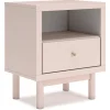 Mor Furniture Nightstands|Wistenpine Nightstand In Blush