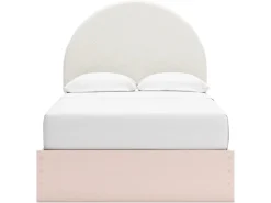 Mor Furniture Kids Beds & Bunk Beds|Wistenpine Panel Bed In Blush, Twin