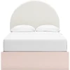 Mor Furniture Kids Beds & Bunk Beds|Wistenpine Panel Bed W/ Storage In Blush, Twin