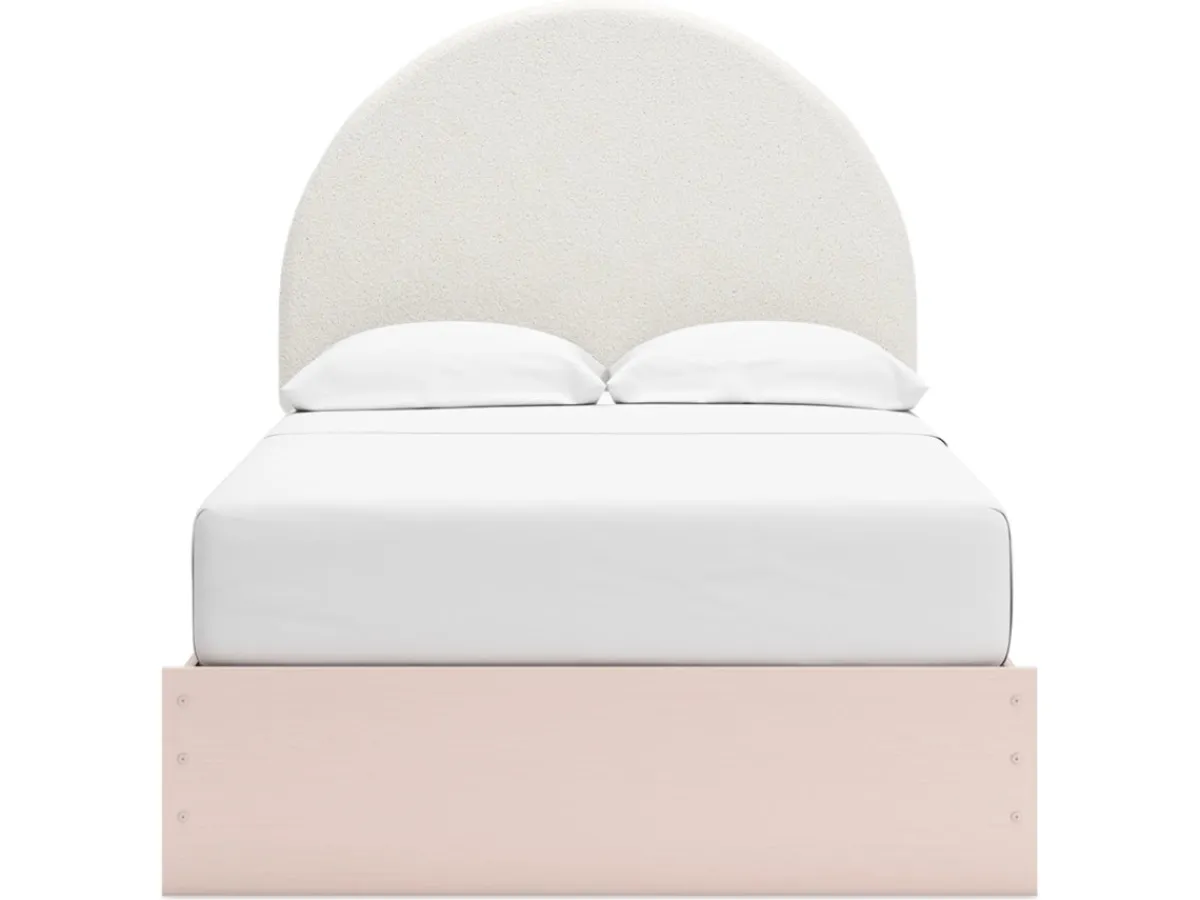 Mor Furniture Kids Beds & Bunk Beds|Wistenpine Panel Bed W/ Storage In Blush, Twin