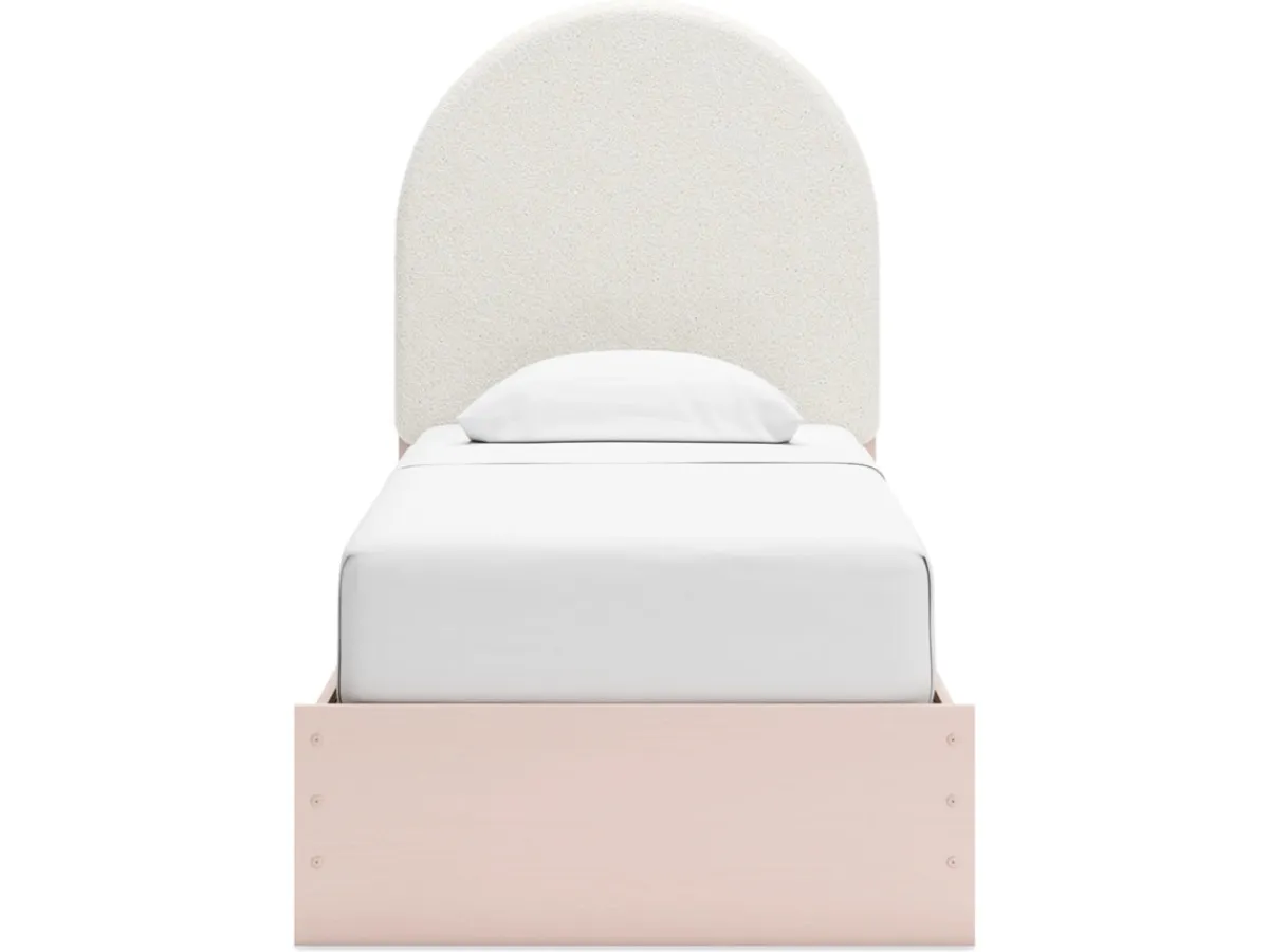Mor Furniture Kids Beds & Bunk Beds|Wistenpine Panel Bed W/ Storage In Blush, Twin