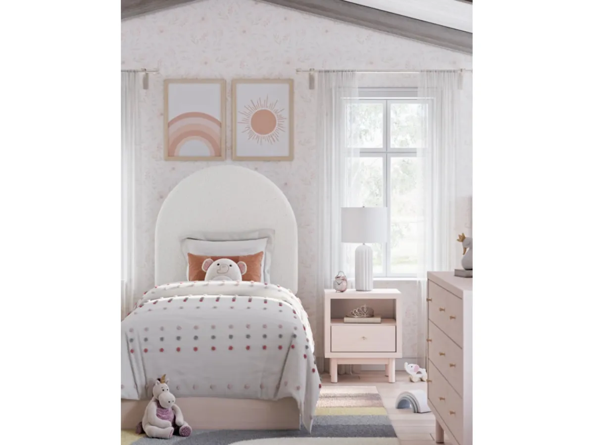 Mor Furniture Kids Beds & Bunk Beds|Wistenpine Panel Bed W/ Storage In Blush, Twin