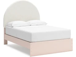Mor Furniture Kids Beds & Bunk Beds|Wistenpine Panel Bed W/ Storage In Blush, Twin