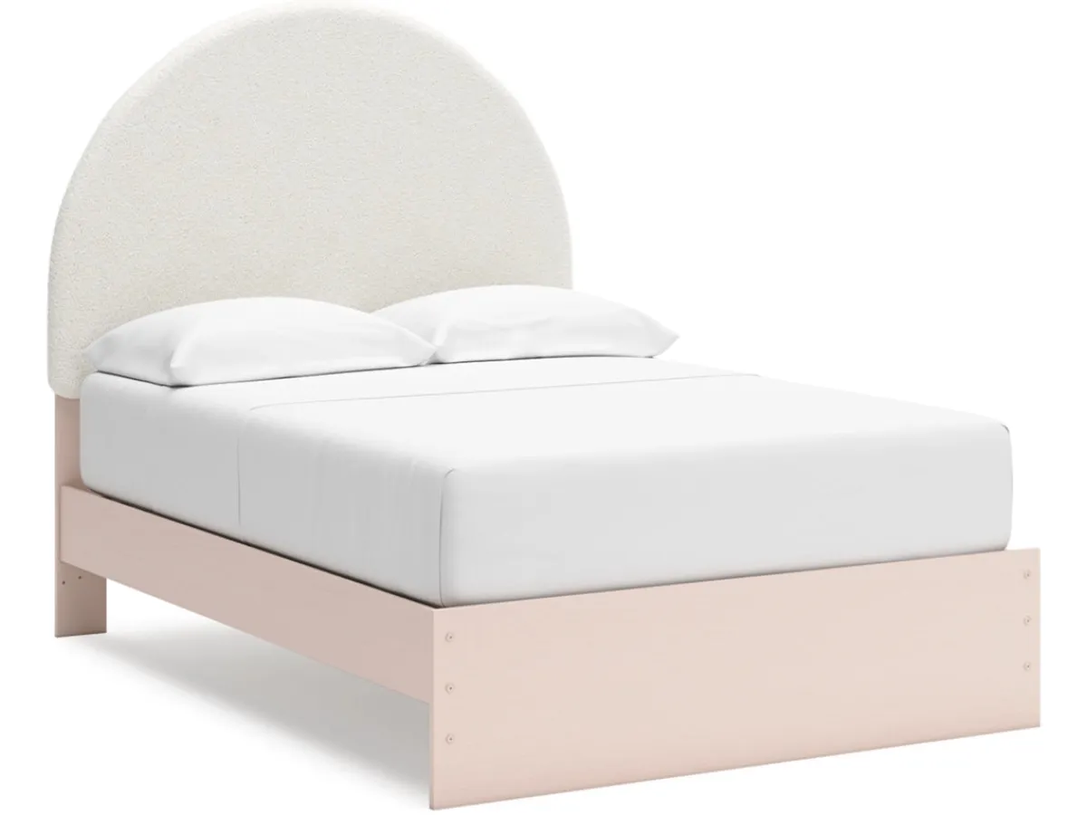 Mor Furniture Kids Beds & Bunk Beds|Wistenpine Panel Bed W/ Storage In Blush, Twin