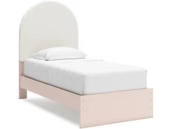 Mor Furniture Kids Beds & Bunk Beds|Wistenpine Panel Bed W/ Storage In Blush, Twin