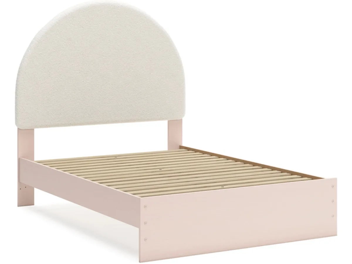 Mor Furniture Kids Beds & Bunk Beds|Wistenpine Panel Bed W/ Storage In Blush, Twin