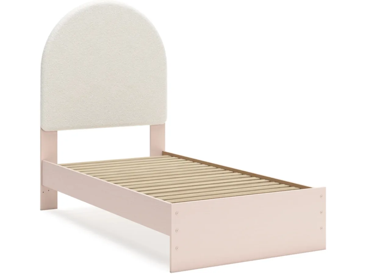 Mor Furniture Kids Beds & Bunk Beds|Wistenpine Panel Bed W/ Storage In Blush, Twin