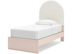 Mor Furniture Kids Beds & Bunk Beds|Wistenpine Panel Bed W/ Storage In Blush, Twin